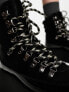 Фото #5 товара Circus NY Gail flatform chunky lace up low ankle boot in black