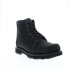 Фото #4 товара Harley-Davidson Hamlyn Nylon D93785 Mens Black Nubuck Motorcycle Boots