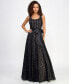 ფოტო #4 პროდუქტის Juniors' Rosette-Soutache Tie-Waist Gown