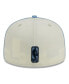 Фото #4 товара Men's Cream, Light Blue Memphis Grizzlies Piping 2-Tone 59FIFTY Fitted Hat
