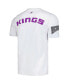 Фото #2 товара Men's and Women's White Sacramento Kings Heritage Crest T-shirt
