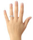 ფოტო #2 პროდუქტის Diamond Oval Twist Shank Engagement Ring (5/8 ct. t.w.) in 14k Gold