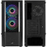 Aerocool Quantum v3 Midi-Tower, RGB, Tempered Glass - schwarz