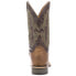 Фото #3 товара Lucchese Rudy Square Toe Cowboy Mens Brown Casual Boots M4091-WF