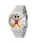 ფოტო #1 პროდუქტის Women's Disney Mickey Mouse Silver Bracelet Watch 38mm