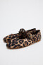 ANIMAL PRINT DOUBLE STRAP BALLERINAS