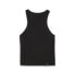 Puma Her Crew Neck Tank Top Womens Black Casual Athletic 67870001