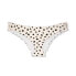 Women's Ruffle Cheeky Bikini Bottom - Shade & Shore™ Cream Polka Dot