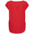 Фото #2 товара Womens blouse ONLVIC W / S SOLID TOP NOOS WVN High Risk Red