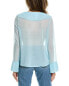 Фото #2 товара & Rouge Frill Blouse Women's Blue Xs