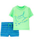 Фото #4 товара Baby 2-Piece Stingray Rashguard Set 24M