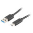 LANBERG USB-A To USB-C 3.1 Cable M/M usb-a to usb-c cable 1 m