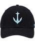 Фото #3 товара Women's Black Seattle Kraken Clean Up Adjustable Hat