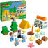 Фото #9 товара Lego 10929 Duplo Our Home 3-in-1 Set, Doll's House for Girls and Boys from 2 Years with Figures and Animals