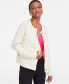 Фото #2 товара Women's Cable-Knit Button-Front Cardigan, Created for Macy's