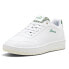 Фото #2 товара Puma Court Classy Blossom Lace Up Womens White Sneakers Casual Shoes 39509201