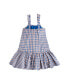 ფოტო #4 პროდუქტის Big Girls Nova Shore Check and Tie Tye Dress