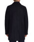 ფოტო #2 პროდუქტის Men's Coat with Faux-Leather Trim