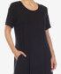 Women's Short Sleeve Midi Dress