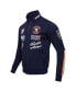 Men's Navy Houston Astros Fast Lane Full-Zip Track Jacket