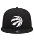 ფოტო #4 პროდუქტის Men's Black Toronto Raptors Evergreen 9FIFTY Trucker Snapback Hat