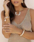 ფოტო #3 პროდუქტის Liquid Gold-Plated and Cultured Freshwater Pearl Multi Layered 18K Gold-Plated Bracelet