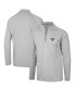 Фото #1 товара Men's Gray Oakland Athletics Orion Historic Logo Raglan Quarter-Zip Jacket