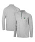 Men's Gray Oakland Athletics Orion Historic Logo Raglan Quarter-Zip Jacket