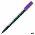Фото #1 товара Постоянный маркер Staedtler Lumocolor Permanent 318 F Фиолетовый (10 штук)