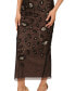 ფოტო #4 პროდუქტის Women's Embellished Flutter-Sleeve Sheath Dress