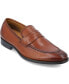 ფოტო #1 პროდუქტის Men's Bishop Wide Width Apron Toe Penny Loafer Shoe