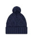 Фото #2 товара Big Girls College Navy Seattle Seahawks Toasty Cuffed Knit Hat with Pom