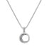 Фото #1 товара Luxury silver necklace with diamond Celestial DP859 (chain, pendant)