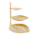 Золотая сервировка стола Deko Etagere Leaf Gold от KARE Design - фото #1