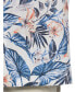 ფოტო #4 პროდუქტის Men's Big & Tall Tropical Floral-Print Linen Blend Shirt