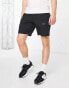 Jack Wolfskin – Lauf-Shorts in Schwarz