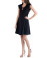 Фото #2 товара Scoop Neck A-Line Dress with Keyhole Detail