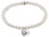 Фото #1 товара Pearl bracelet Heart with angel wings ERB-HEARTWINGPE