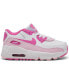 Фото #2 товара Toddler Girls Air Max 90 Casual Sneakers from Finish Line