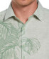 ფოტო #4 პროდუქტის Men's Short Sleeve Button-Front Tropical Print Shirt