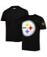 Фото #4 товара Men's Black Pittsburgh Steelers Mash Up T-shirt