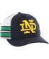 Фото #3 товара Men's Navy Distressed Notre Dame Fighting Irish Straight Eight Adjustable Trucker Hat