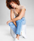 Фото #2 товара Women's Ultra-High-Rise Straight-Leg Jeans, Created for Macy's