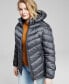 Фото #1 товара Women's Plus Size Hooded Packable Puffer Coat, Created for Macy's