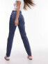 Topshop Tall Original high rise Mom jeans in mid blue