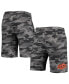 Фото #1 товара Men's Charcoal, Gray Oklahoma State Cowboys Camo Backup Terry Jam Lounge Shorts