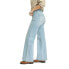 Jordache High Rise Flare Jeans Women's 6 Light Blue 100% Cotton Pull-On Pockets