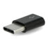 Фото #4 товара USB micro-B - USB-C - original adapter for Raspberry Pi 4 - black