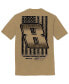 Фото #2 товара Men's Tan Kyle Busch Tri-Blend Flag T-shirt