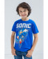 Фото #2 товара Toddler Boys Sonic The Hedgehog 3 Pack T-Shirts Sonic/Knuckles/Shadow